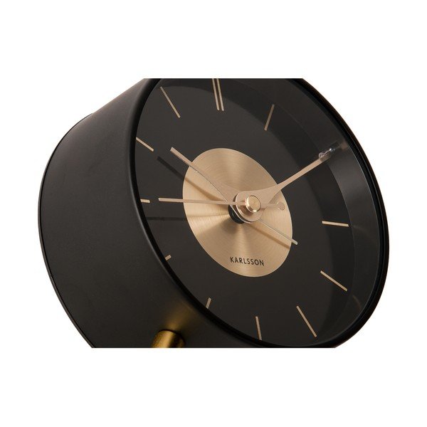 Будилник ø 11 cm Златен диск - Karlsson-image-3