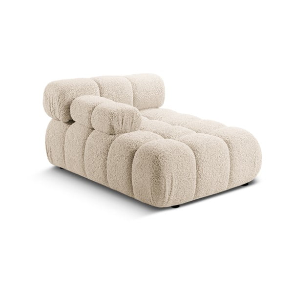 Бежов модул за диван от букле (ляв ъгъл) Bellis – Micadoni Home-image-4