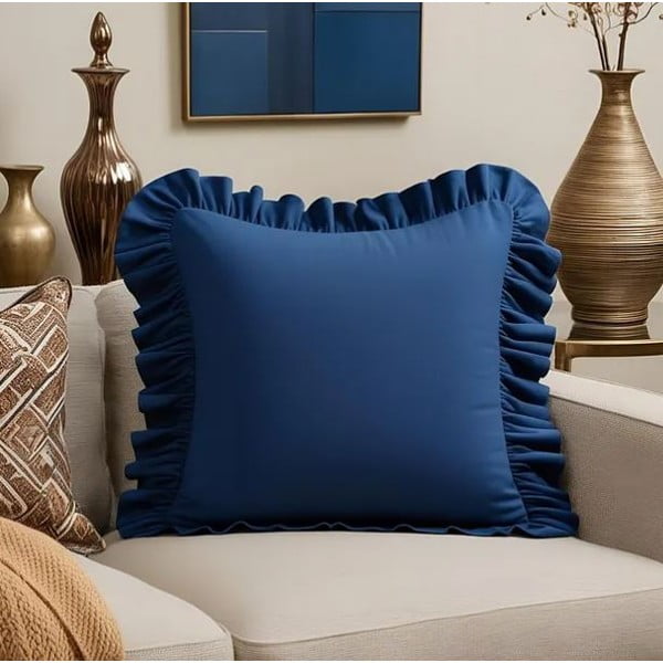 Калъфка за възглавница със смес от памук 40x40 cm Ruffled – Mila Home-image-4