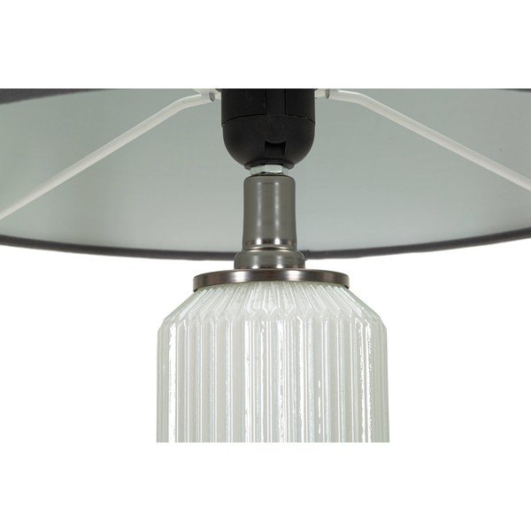 Сива настолна лампа с текстилен абажур (височина 57 cm) Bright – Mauro Ferretti-image-2