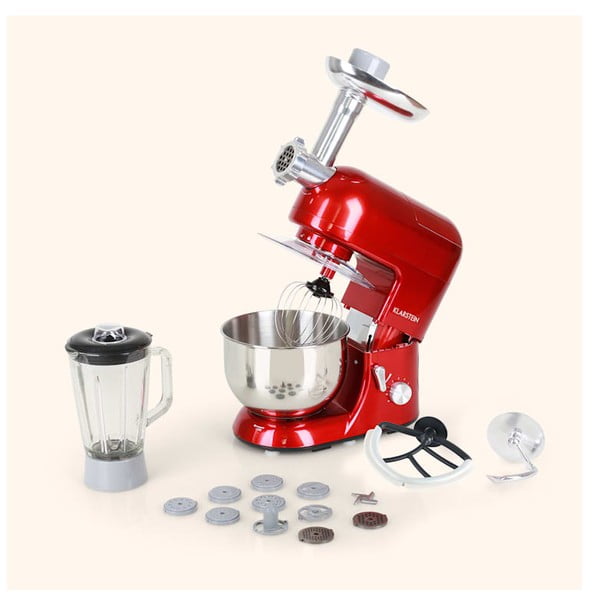 Червен многофункционален кухненски робот Lucia Rossa - Klarstein-image-1