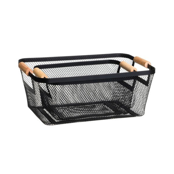 Телени метални кошници в комплект от 2 бр. 33x21x14 cm – Casa Selección-image-1