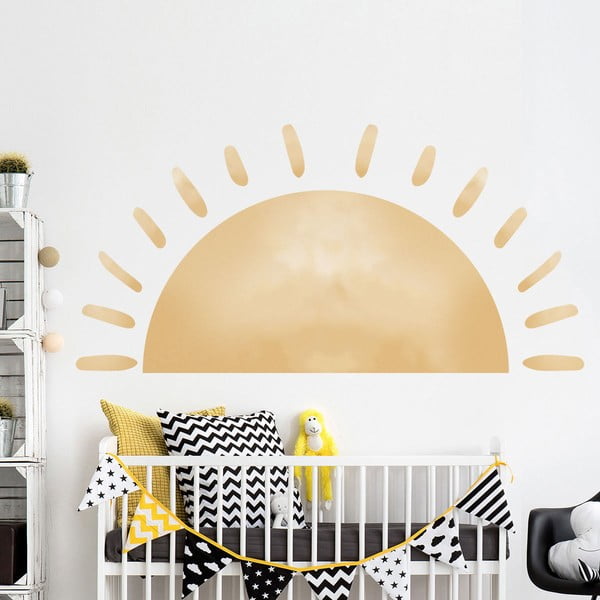 Детски стикер за стена 140x60 cm Watercolor Sun - Ambiance-image-4