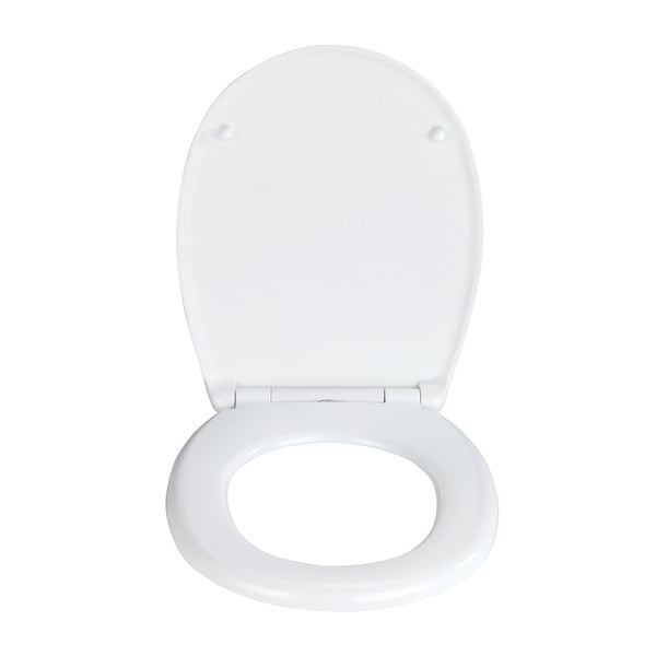 Бяла тоалетна седалка от неръждаема стомана Vorno - Wenko-image-2