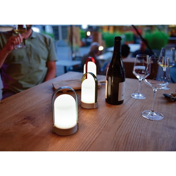 Бяла LED затъмняваща се настолна лампа (височина 15 cm) Uri – Remember-image-3