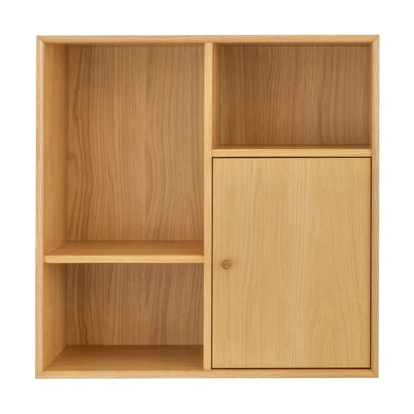 Модулна система от рафтове в дъбов декор в естествен цвят 70x70 cm Z - Tenzo-image-3