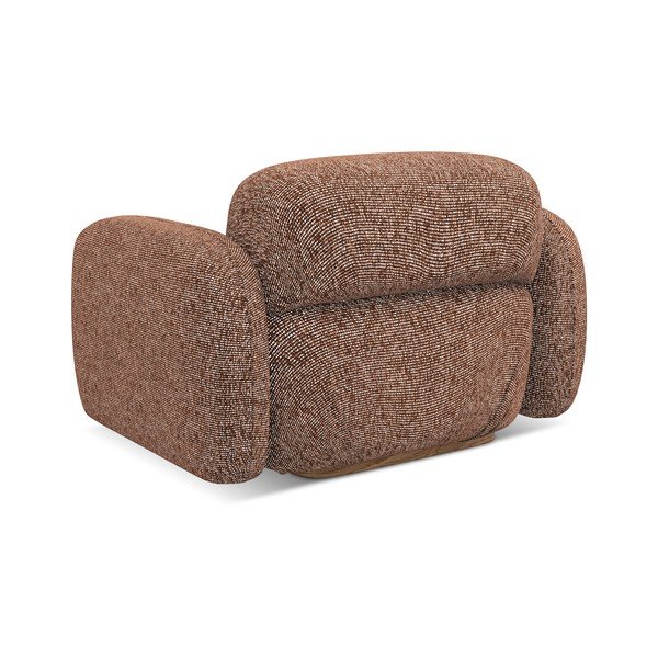 Оранжево/кафяво кресло Ailani – Makamii-image-4