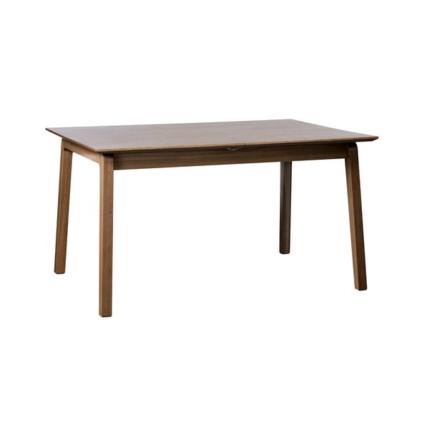 Кафява сгъваема трапезна маса с дъбов плот 95x200 cm Bari – Unique Furniture-image-2