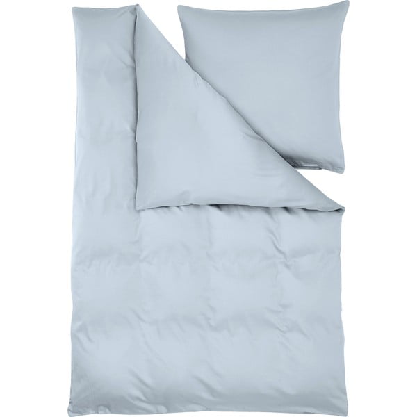 Синьо памучно спално бельо от сатен 200x135 cm Comfort - Westwing Collection