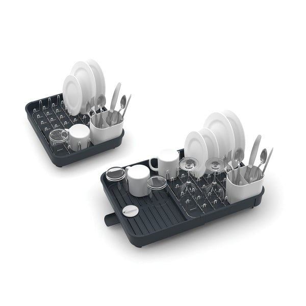 Разширяване на сивата регулируема тава за капки - Joseph Joseph-image-1