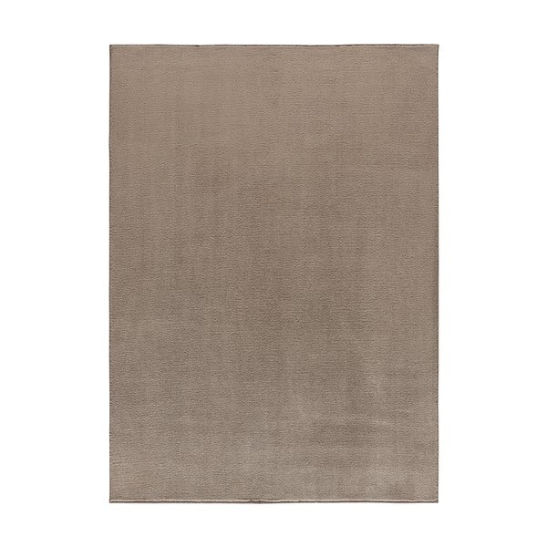Кафяв килим от микрофибър 160x220 cm Coraline Liso – Universal