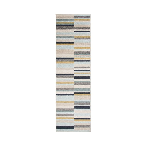Сив и син килим Urban Lines, 60 x 220 cm - Flair Rugs