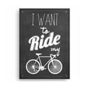 Изображение My Ride, 40 x 60 cm Ride my Bike - Really Nice Things