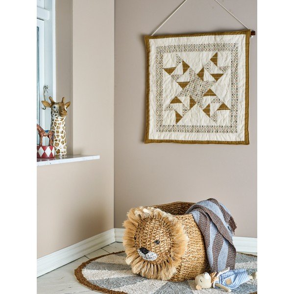 Детска кошница за играчки от плетеница в естествен цвят 52x32x36 cm Harrison – Bloomingville Mini-image-3