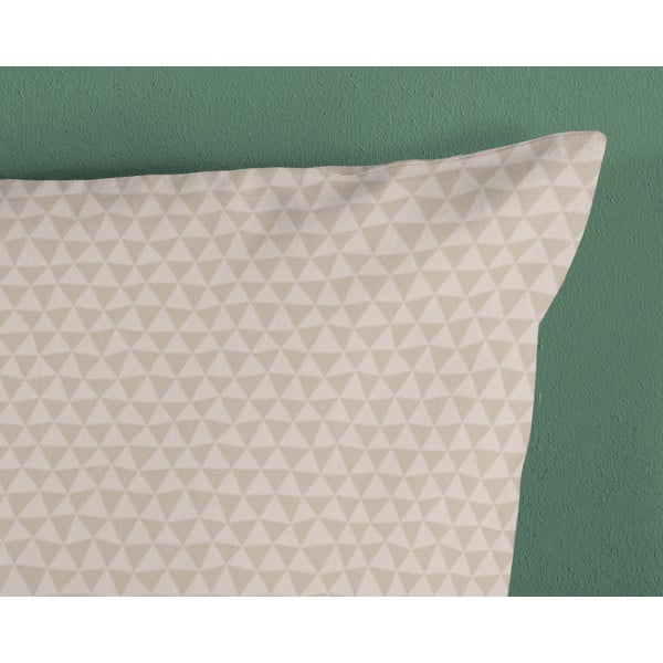 Бежово единично  памучно детско спално бельо 140x200 cm Remi – Good Morning-image-3