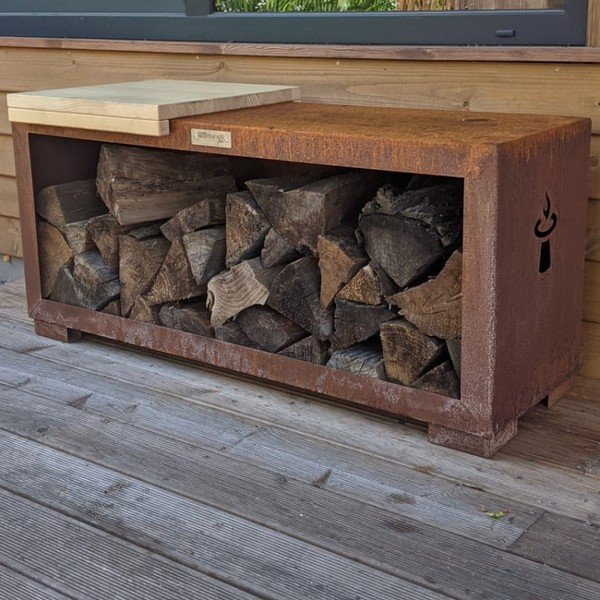 Седалка от бор върху дървена клечка - Remundi-image-1