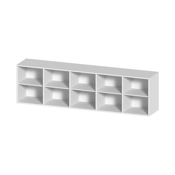 Бяла висяща библиотека 220x61 cm Mistral – Hammel Furniture-image-2