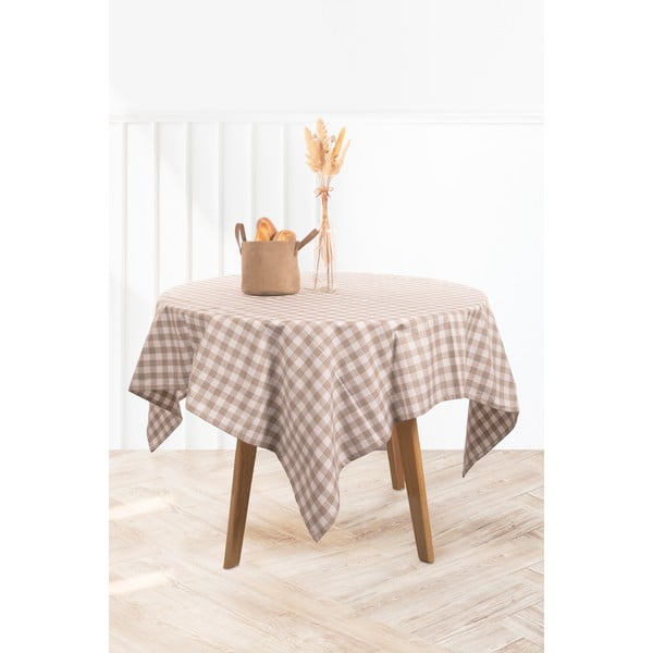Памучна покривка за маса 150x150 cm Gingham – Tiseco Home Studio-image-4