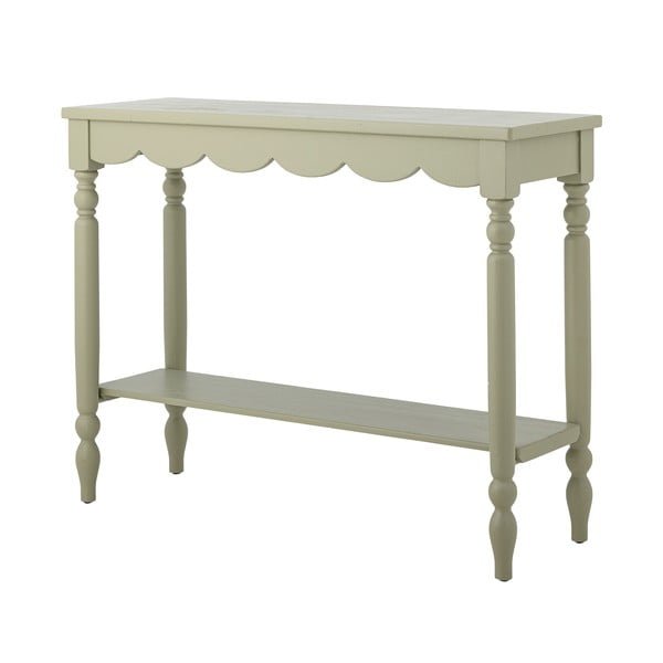 Светлозелена конзолна маса от масивен бор 36x106 cm Salla – Bloomingville-image-4