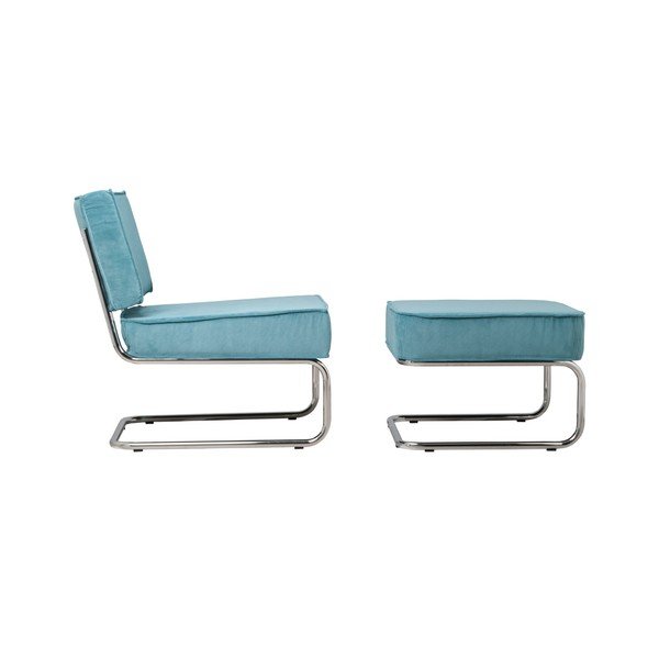 Тюркоазен фотьойл Rib - Zuiver-image-3