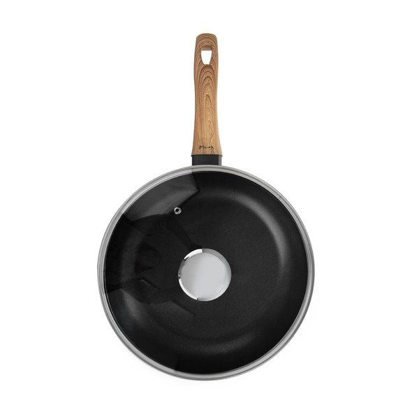 Алуминиева тенджера с капак Дървена, ø 28 cm Grande - Orion-image-3