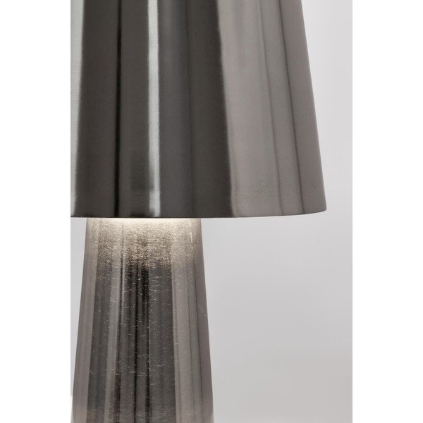 Метална LED настолна лампа в сребрист цвят с метален абажур (височина 51 cm) Turner – Bizzotto-image-3
