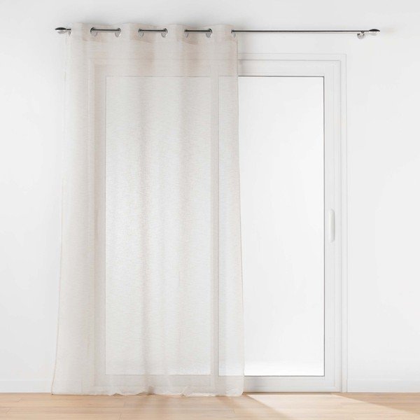 Завеса от воал в цвят слонова кост 140x240 cm Carlin – douceur d'intérieur