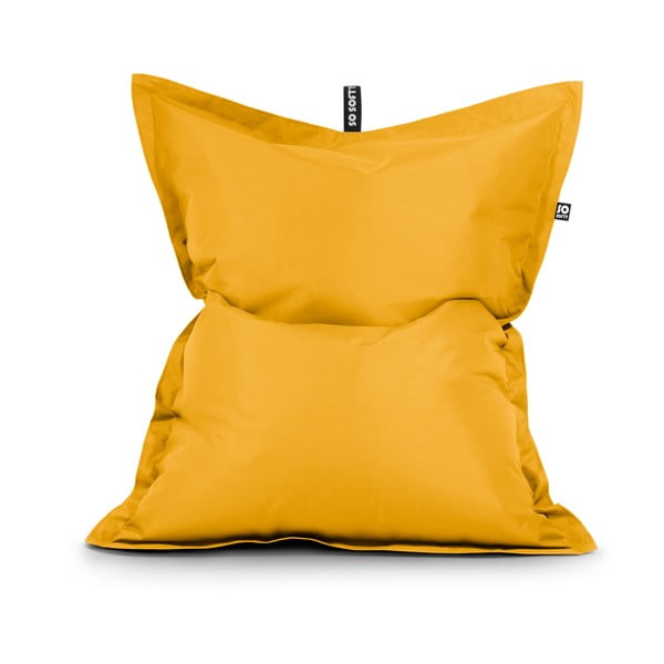 Жълт пуф Pad L – So Soft?