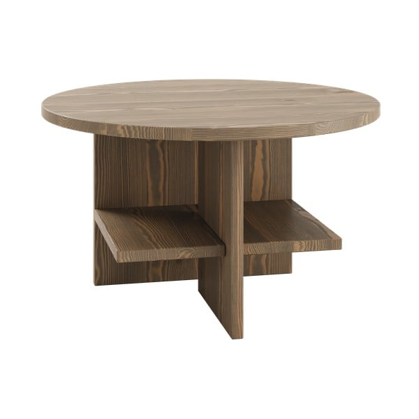 Кръгла маса за кафе в кафяв цвят Rondure - Karup Design