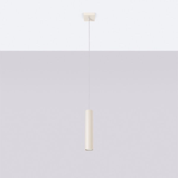 Кремаво висящо осветително тяло ø 8 cm Castro – Sollux-image-4