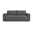 Тъмносив диван от велур 245 cm Nihad - Bobochic Paris
