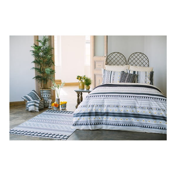 Памучно спално бельо за двойно легло Ranforce West, 200 x 220 cm - Bella Maison