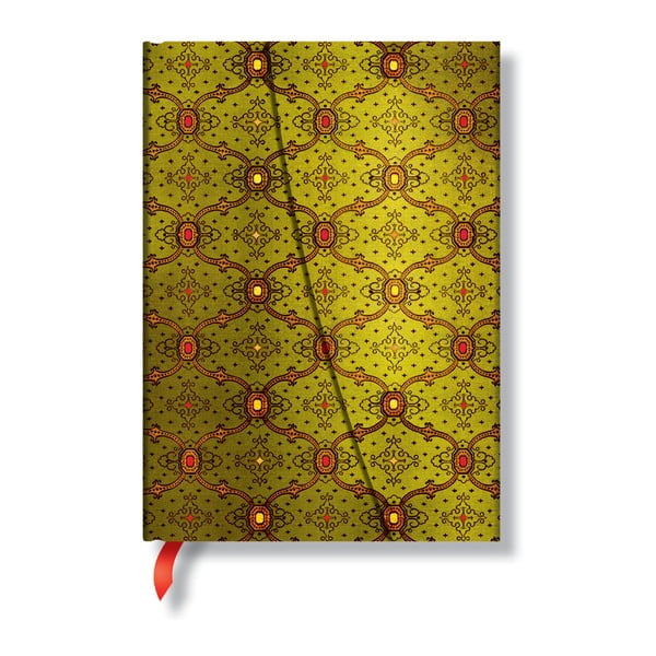 Diář na rok 2014 - French Ornate Vert 13x18 cm, vertikální výpis dnů