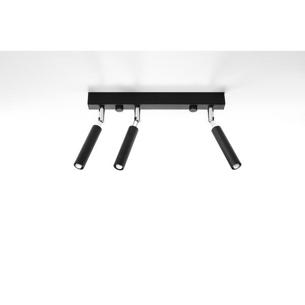 Черна лампа за таван Trio Tiden - Sollux-image-2