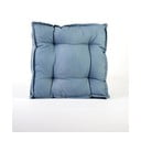Синя възглавница с ленено платно Квадрат, 37 x 37 cm - Surdic
