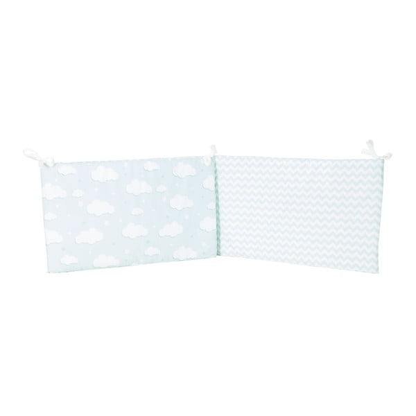 Тюркоазена защитна памучна покривка за матрак за детско легло Mike & Co. NEW YORK Carino, 40 x 210 cm Stars - Mike & Co. NEW YORK