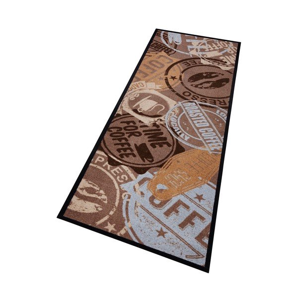 Печат за кафе с кафяв бегач, 50 x 150 cm Cook & Clean - Zala Living-image-1