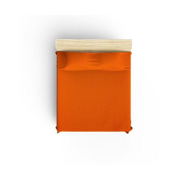 Оранжева памучна покривка за двойно легло 200x240 cm Orange - Mijolnir-image-1