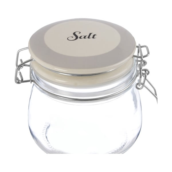 Стъклена кутия за сол Grocer – Premier Housewares-image-1