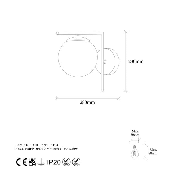 Бяла и златисто стенна лампа ø 15 cm Antique – Opviq lights-image-4