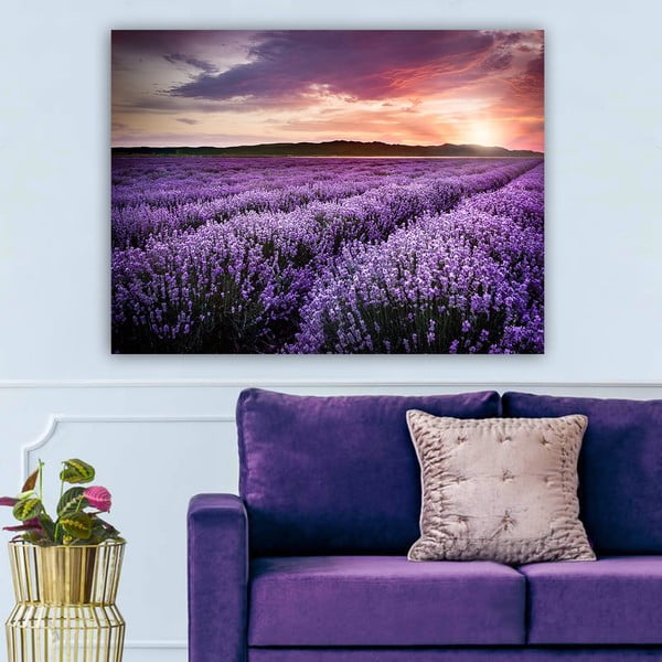 Живопис 100x70 cm Lavender Field - Wallity-image-1