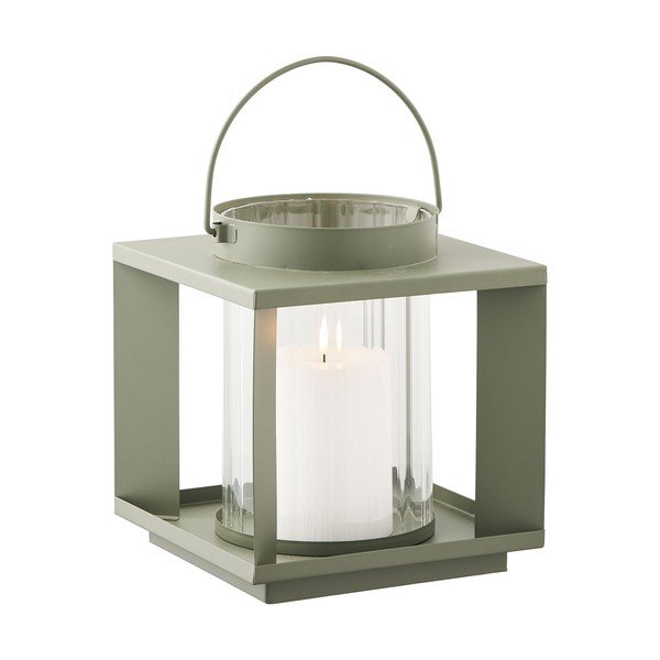 Метален/стъклен фенер (височина 20,5 cm) Lohals – House Nordic
