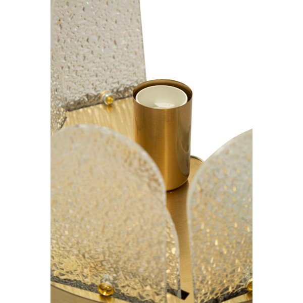 Стъклена стенна лампа  в златист цвят Gris – Mauro Ferretti-image-3