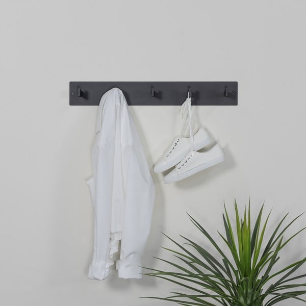 Черна метална стенна закачалка 70 cm Leatherman – Spinder Design-image-2