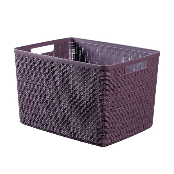 Кафява и лилава кошница за съхранение , 20 л Jute - Curver