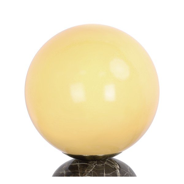 Тъмнокафява мраморна настолна лампа (височина 20 cm) Lazio Sphere – Leitmotiv-image-3