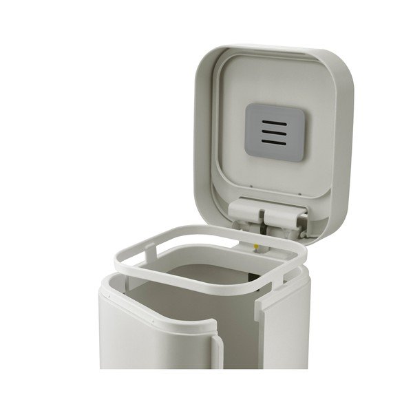 Бежов стоманен кош за отпадъци с педали 40 л Porta - Joseph Joseph-image-4