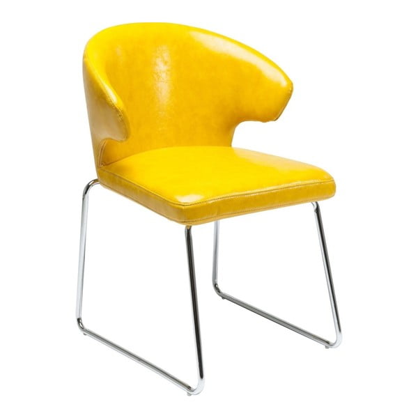 Žlutá jídelní židle Kare Design Atomic