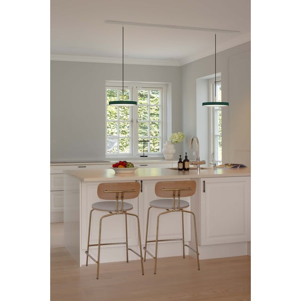 Тъмнозелено метално LED затъмняващо се висящо осветително тяло с метален абажур ø 31 cm Asteria Plus – UMAGE-image-3