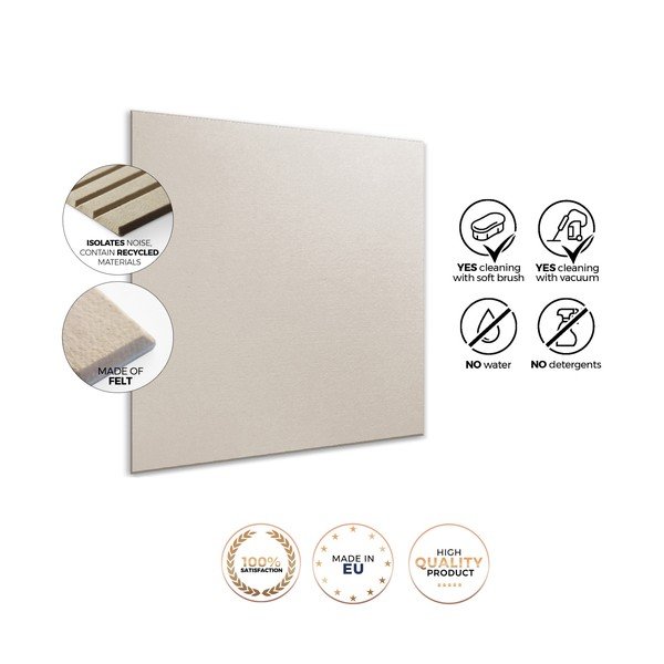 Текстилни акустични панели в комплект 2 бр. 60x60 cm Light Timber II – Styler-image-4